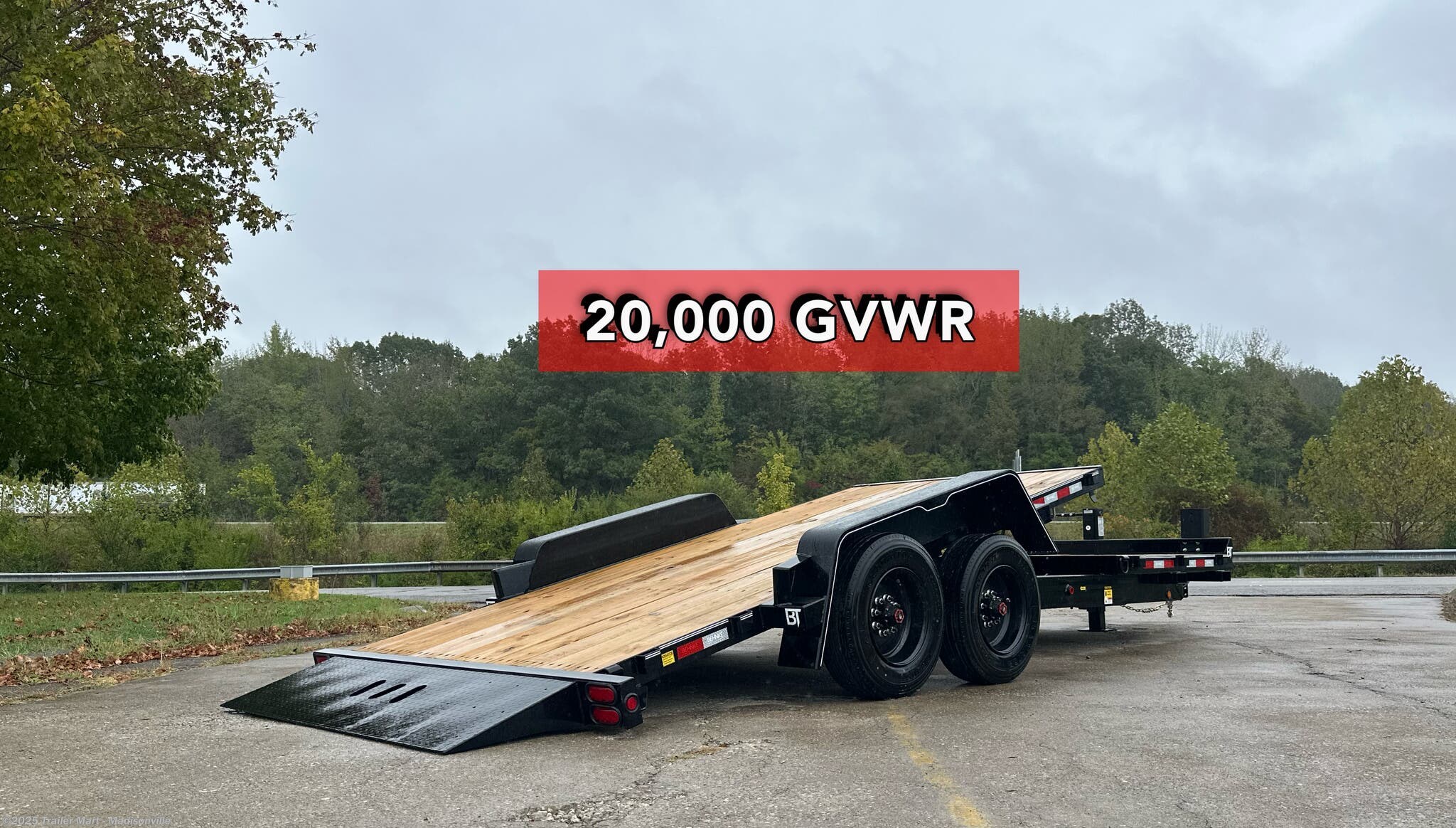 2026 Behnke Trailers 16+6 Split deck tilt trailer 20K GVWR
