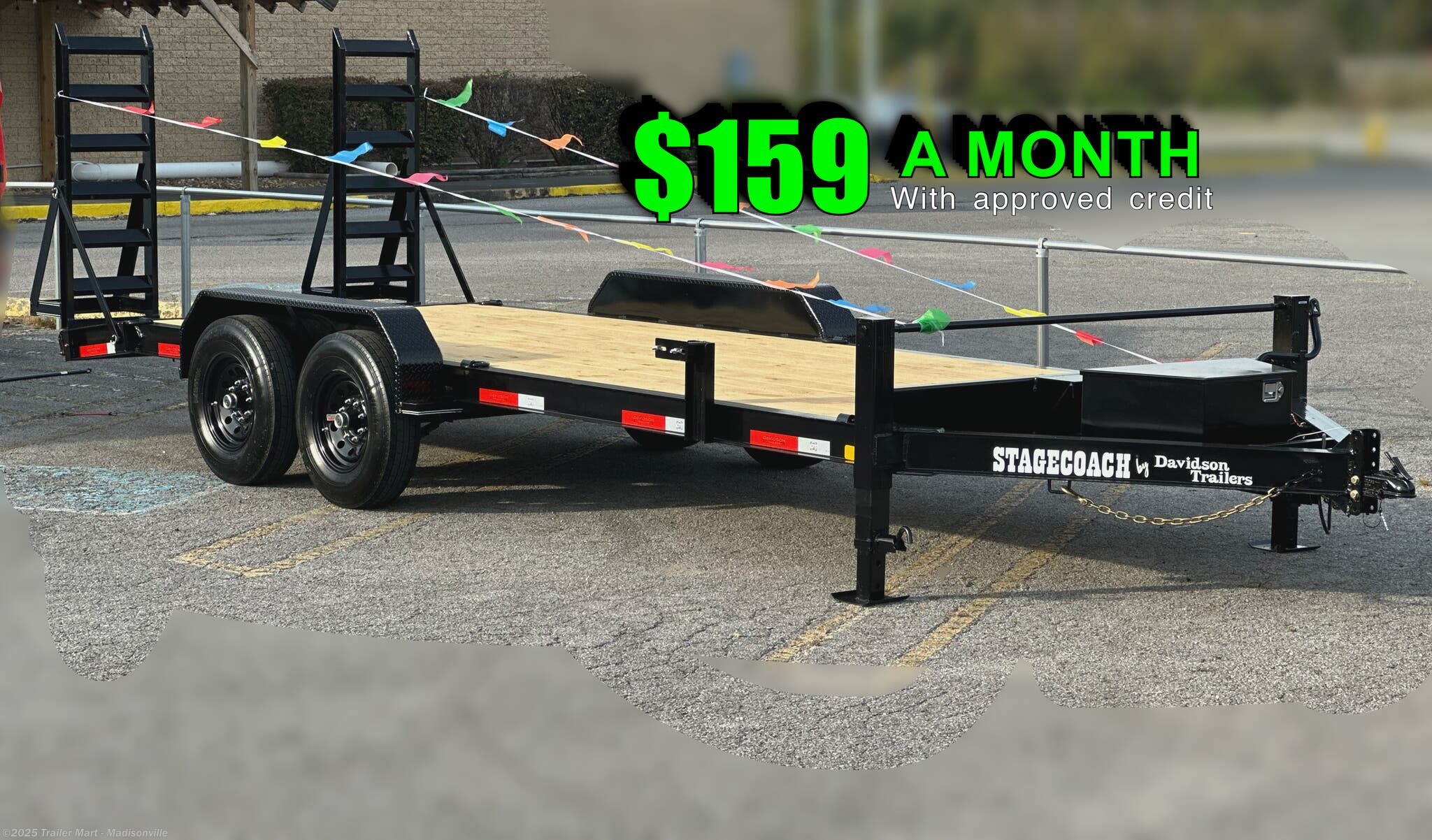 2026 Davidson Trailers 20' 7TON Equipment Trailer 14K GVWR 83" wide