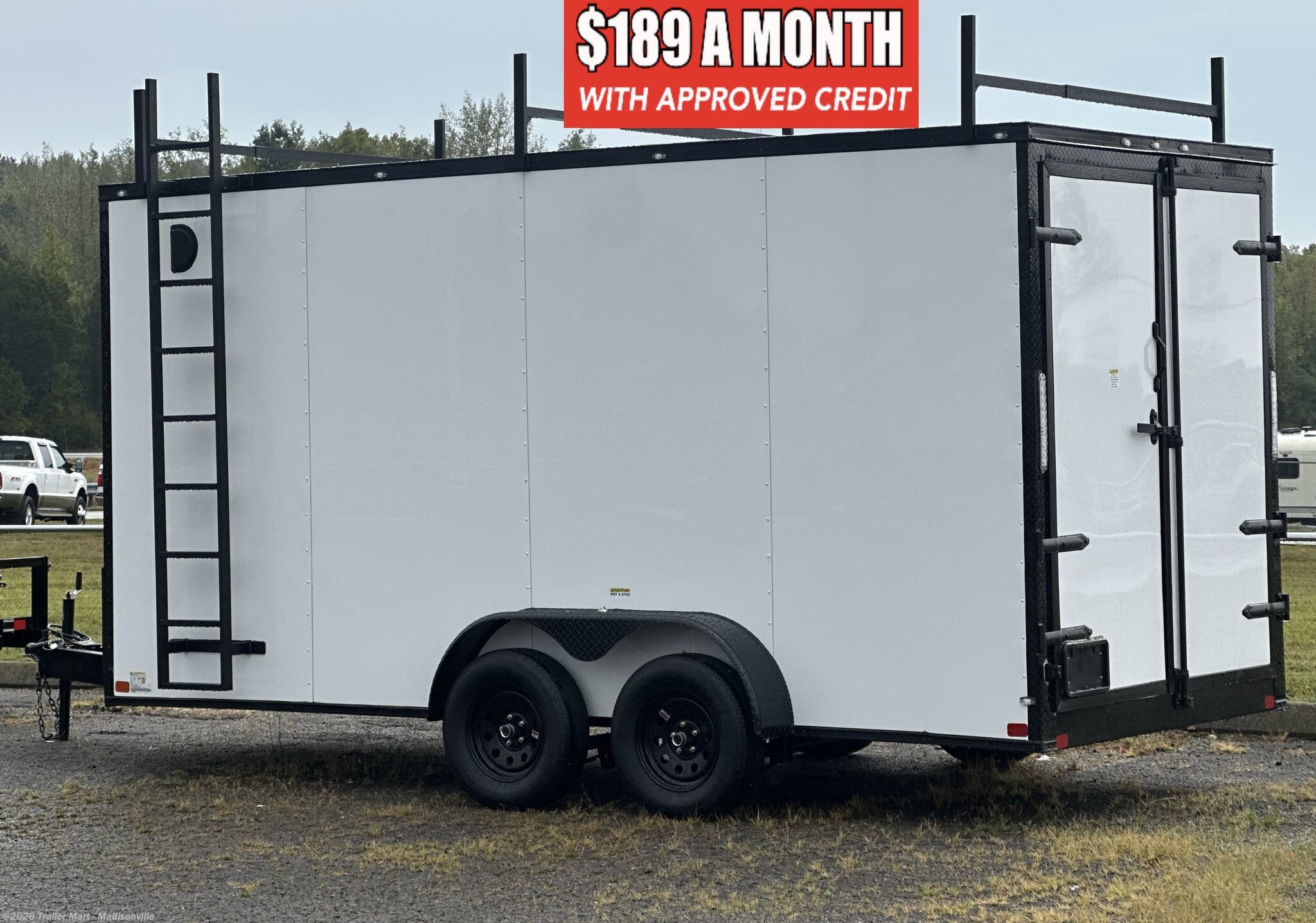 2026 Seed Cargo 7 X 16 Contractor Trailer w/ 7'3" Ceiling