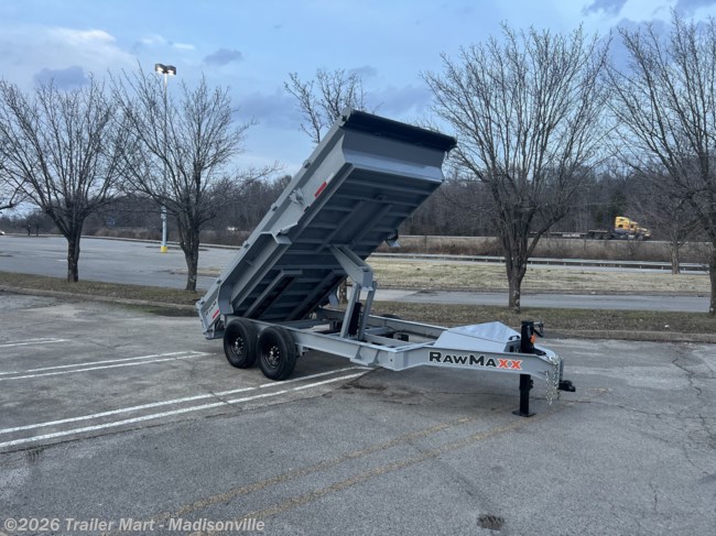 2026 RawMaxx GDX 7x14 14k Dump with tarp, spreader gate, ramps, etc