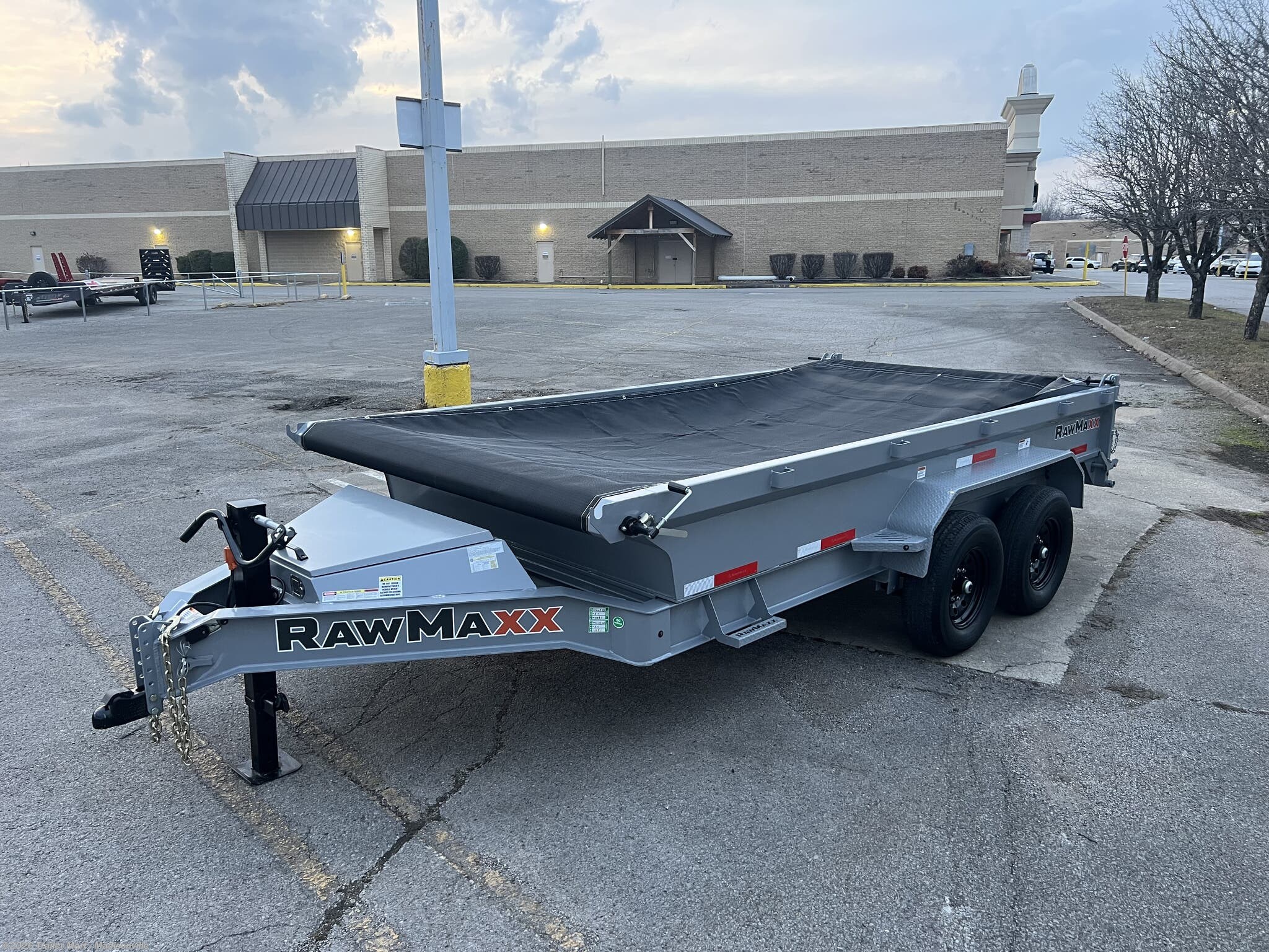 2026 RawMaxx GDX 7x14 14k Dump with tarp, spreader gate, ramps, etc - New Dump Trailer for sale by Trailer Mart - Madisonville in Madisonville, Kentucky