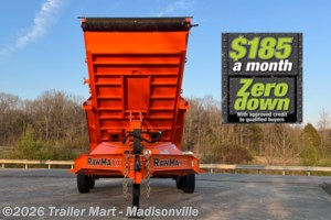 2026 RawMaxx GDX 7x14 14k Dump with tarp, spreader gate, ramps, etc