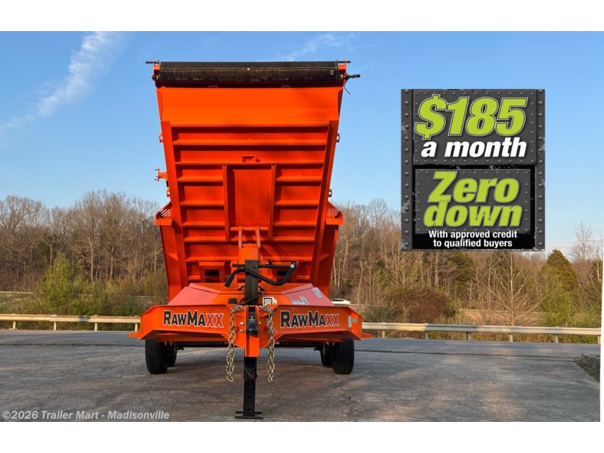 New 2026 RawMaxx GDX 7x14 14k Dump with tarp, spreader gate, ramps, etc available in Madisonville, Kentucky