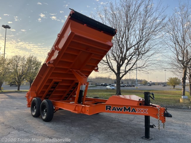 2026 RawMaxx GDX 7x14 14k Dump with tarp, spreader gate, ramps, etc