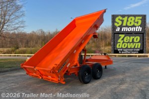 2026 RawMaxx GDX 7x14 14k Dump with tarp, spreader gate, ramps, etc