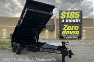 2026 RawMaxx GDX 7x14 14k Dump with tarp, spreader gate, ramps, etc