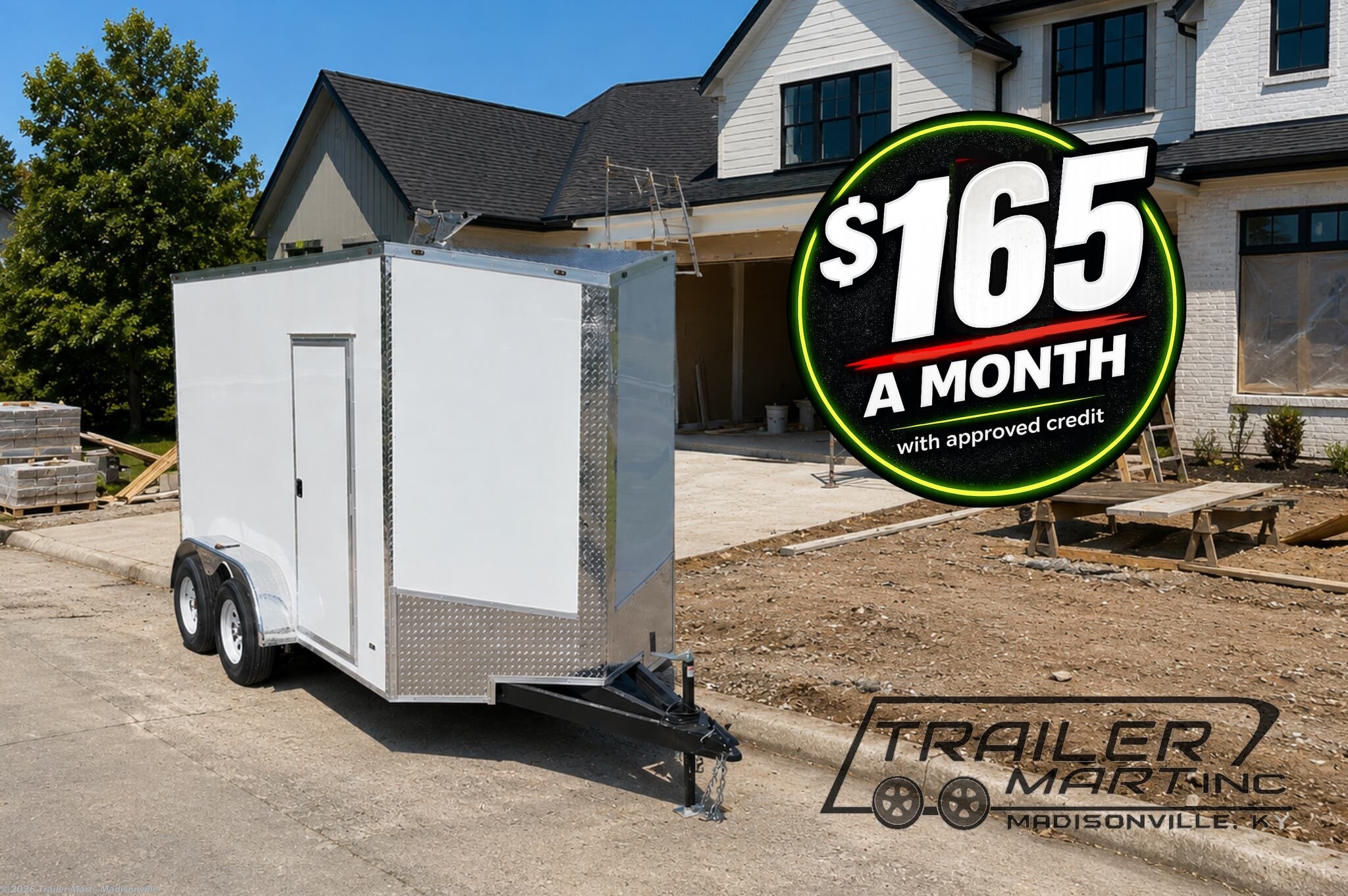 2026 Steel Pines Cargo Black Label 6x12' Enclosed