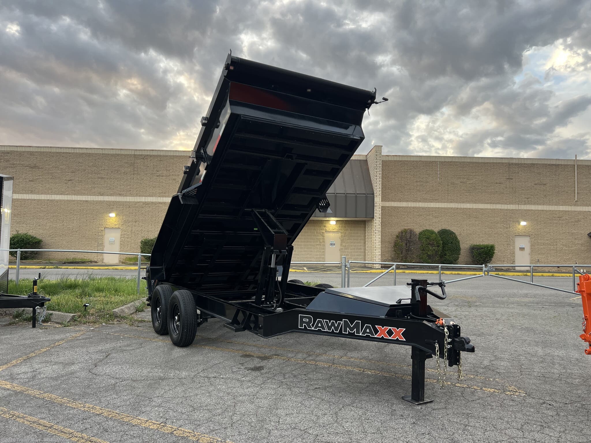 2026 RawMaxx GDX 7x14 14k Dump with tarp, spreader gate, ramps, etc