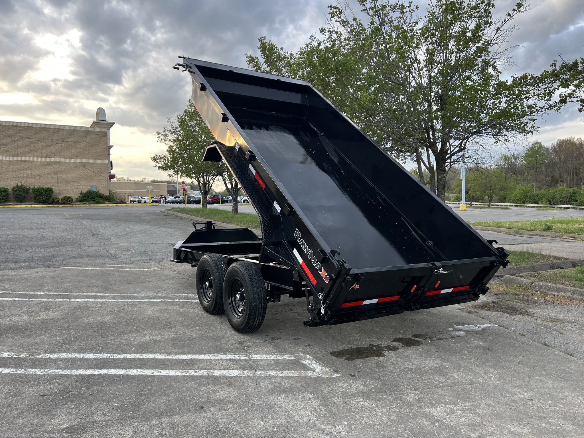 2026 RawMaxx GDX 7x14 14k Dump with tarp, spreader gate, ramps, etc