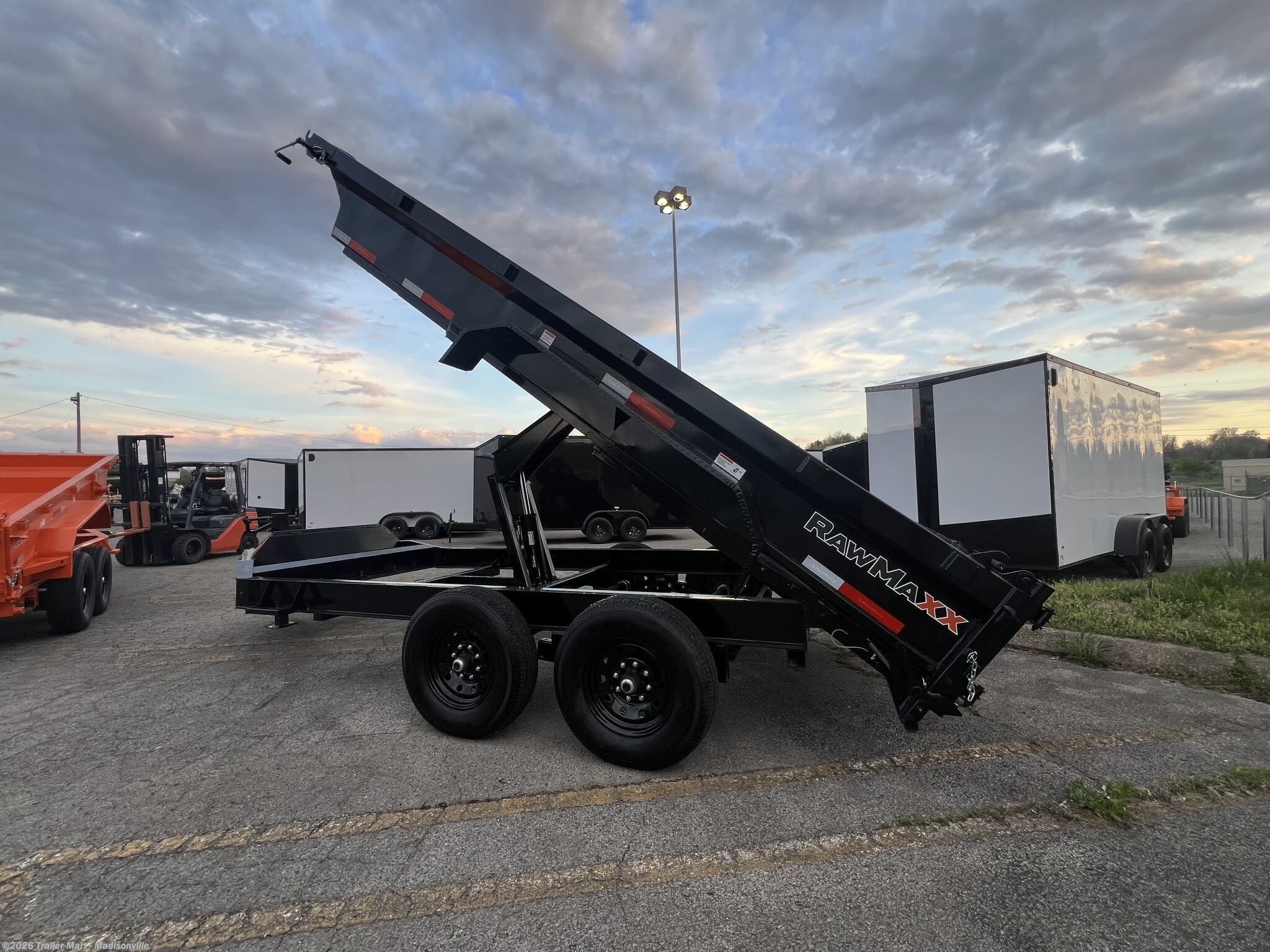 2026 RawMaxx GDX Knight 7x14 14K Dump Trailer