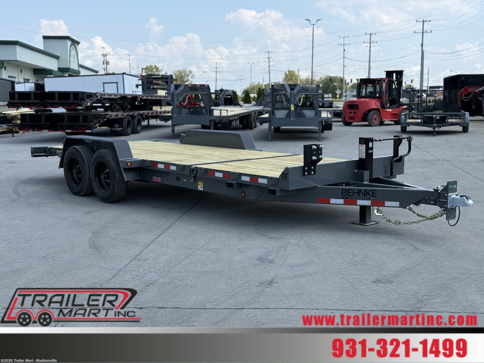 2026 Behnke Trailers TBCT2020ET-10K 2020DT-10K