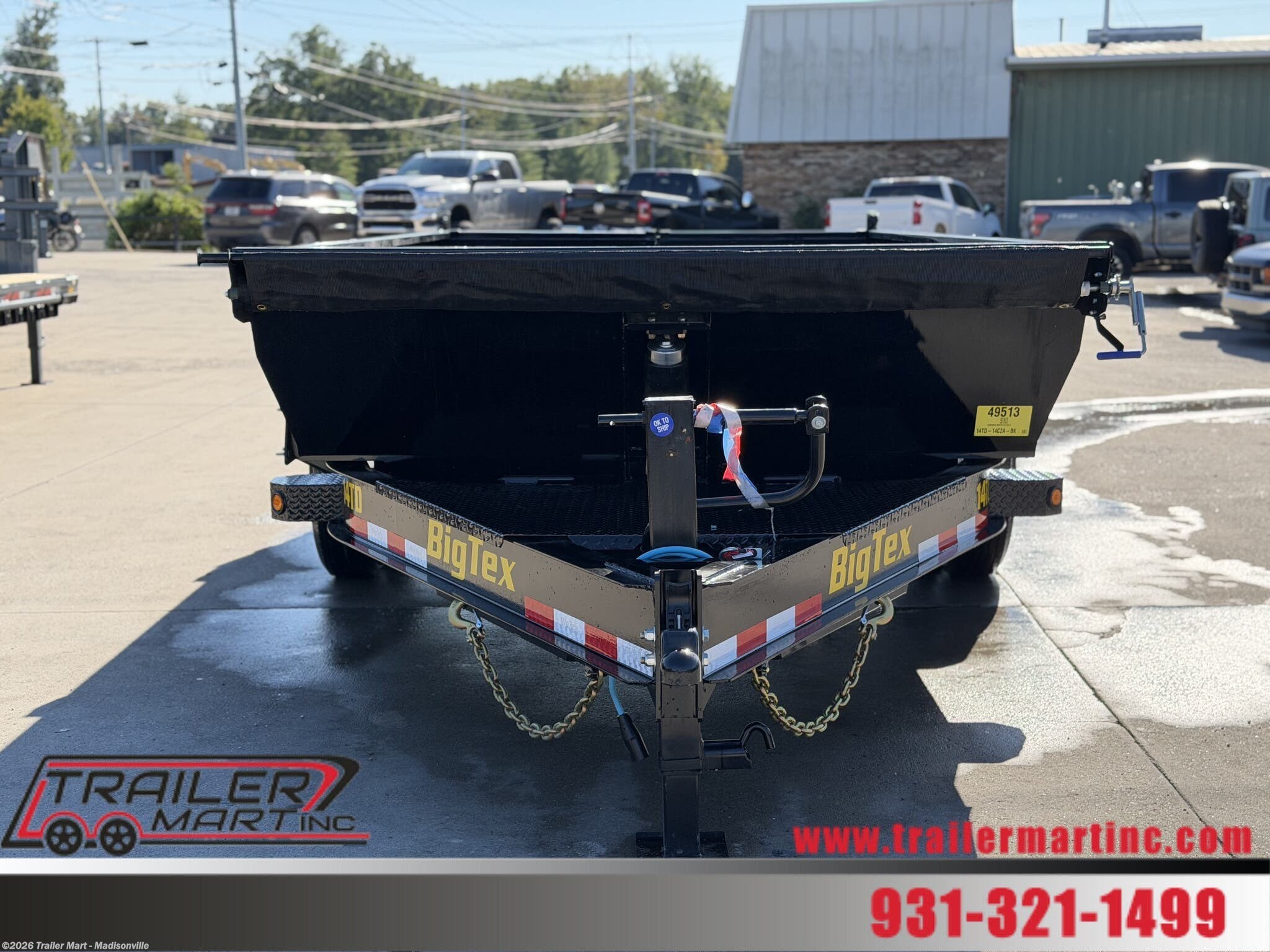 2026 Big Tex 14' BUMPER PULL DUMP 14' BUMPER - New Dump Trailer for sale by Trailer Mart - Madisonville in Madisonville, Kentucky