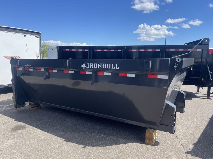 New 2025 IRONBULL 14' 14.5 YARD ROLL OFF BIN - GRAY available in Buffalo, Minnesota