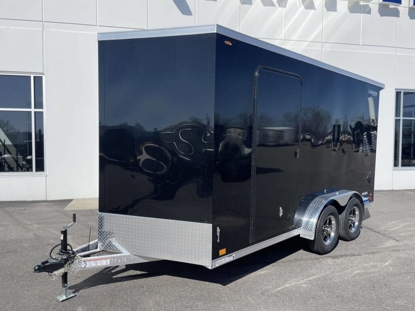 New 2024 LEGEND TRAILERS 7.5X14 ALUMINUM ENCLOSED CARGO TRAILER - 7' INTERIOR - CHARCOAL available in Buffalo, Minnesota