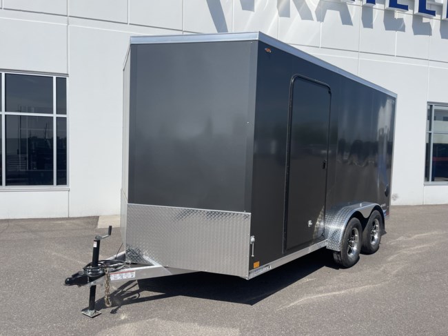 2024 LEGEND TRAILERS 7.5X14 ALUMINUM ENCLOSED CARGO TRAILER - 7' INTERIOR - CHARCOAL