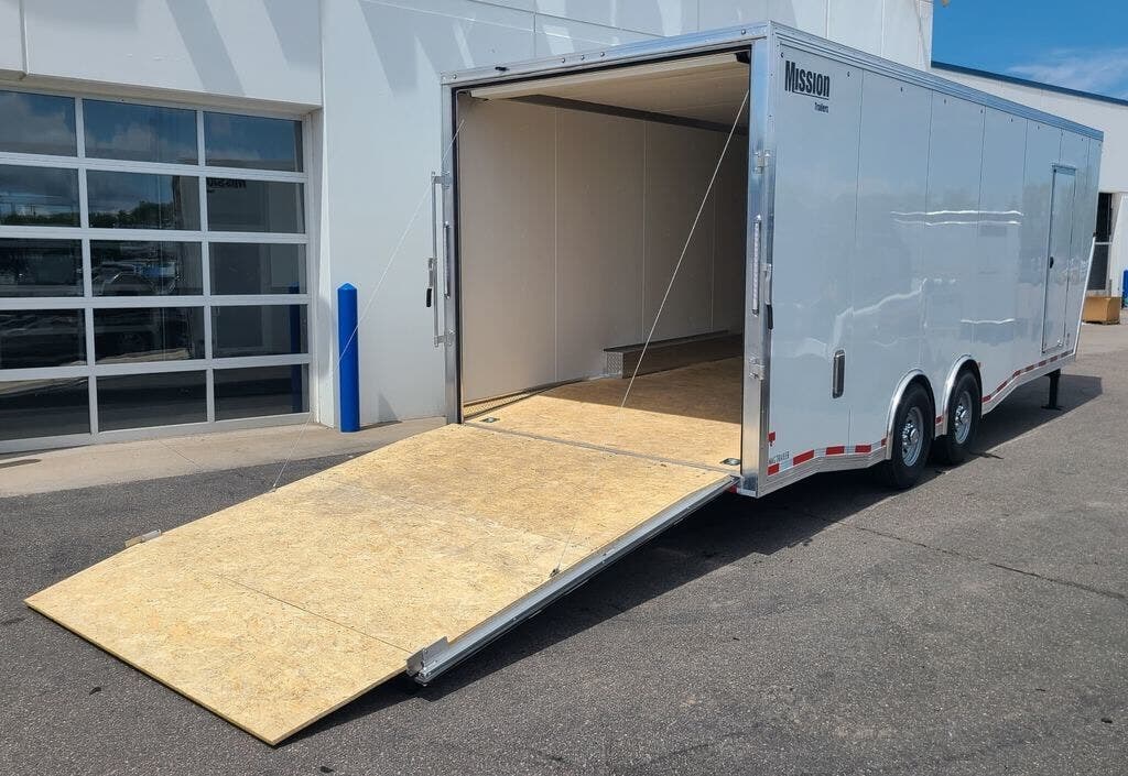 Meg's Rv 2025 MISSION TRAILERS MEG 8.5X32 (24+8) 14K ALUMINUM ENCLOSED GOOSENECK ...