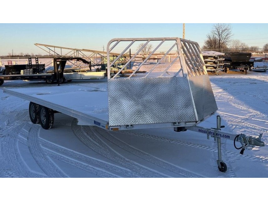 New 2025 MISSION TRAILERS 101X24 4 PLACE OPEN SNOW TRAILER available in Buffalo, Minnesota