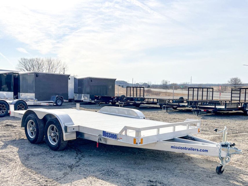 New 2024 MISSION TRAILERS 80X16 7K ALUMINUM TILT BED CAR HAULER available in Buffalo, Minnesota