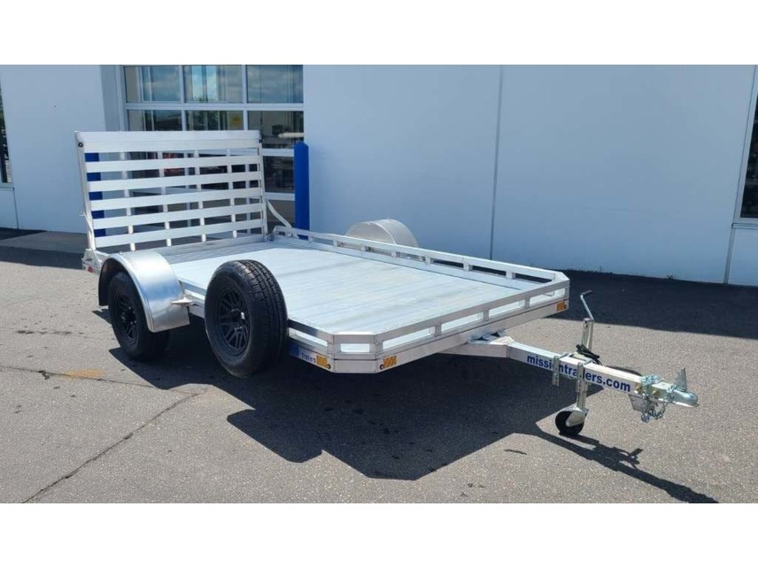 New 2025 MISSION TRAILERS 78X12 ALUMINUM UTILITY TRAILER available in Buffalo, Minnesota