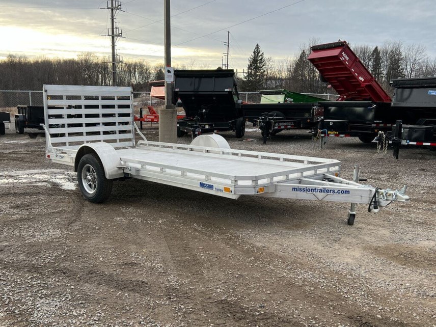 New 2025 MISSION TRAILERS 6.5X15 4.4K ALUMINUM UTILITY TRAILER available in Buffalo, Minnesota