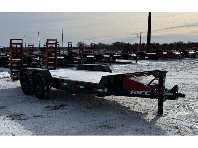 2024 Rice 82X18 14K EQUIPMENT TRAILER - BLACK