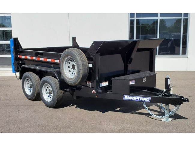 2025 SURE-TRAC 6X10 10K DUMP TRAILER - BLACK
