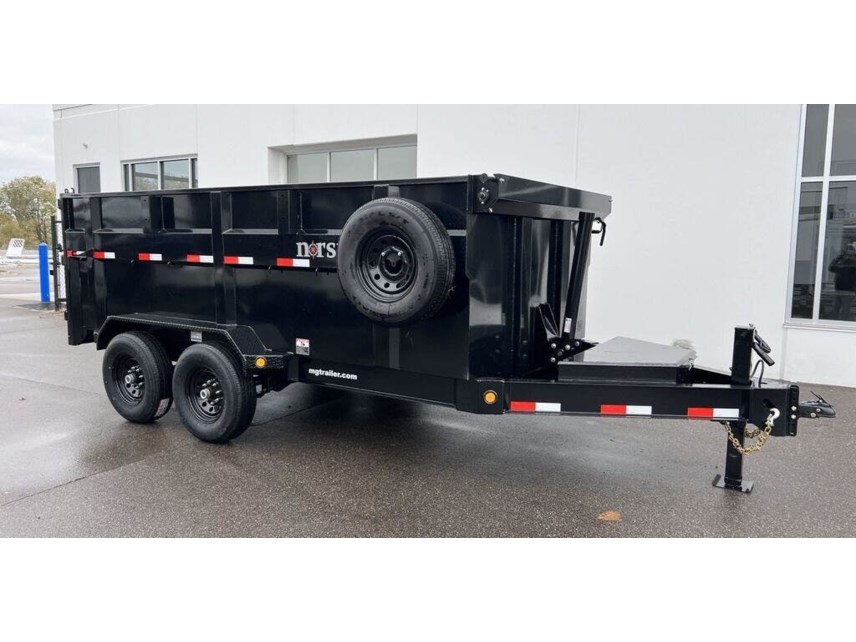 New 2024 NORSTAR DXB 83X14 14K TELESCOPIC DUMP TRAILER W/4' SIDES - BLACK available in Buffalo, Minnesota