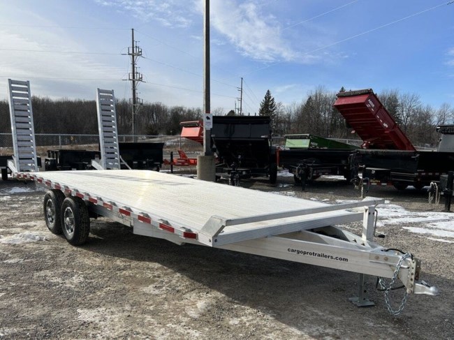 2023 ALCOM 8.5X22 14K ALUMINUM DECKOVER EQUIPMENT TRAILER - FACTORY DEMO!