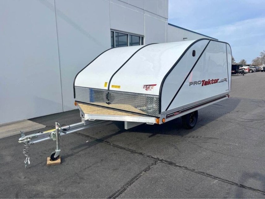 New 2024 FLOE 8.5X12 Protektor 2 Place Snowmobile Trailer available in Buffalo, Minnesota