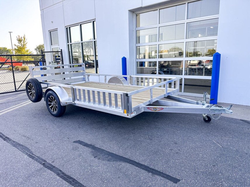 New 2025 H&H 82X12 ALUMINUM ATV/RAILSIDE UTILITY TRAILER available in Buffalo, Minnesota