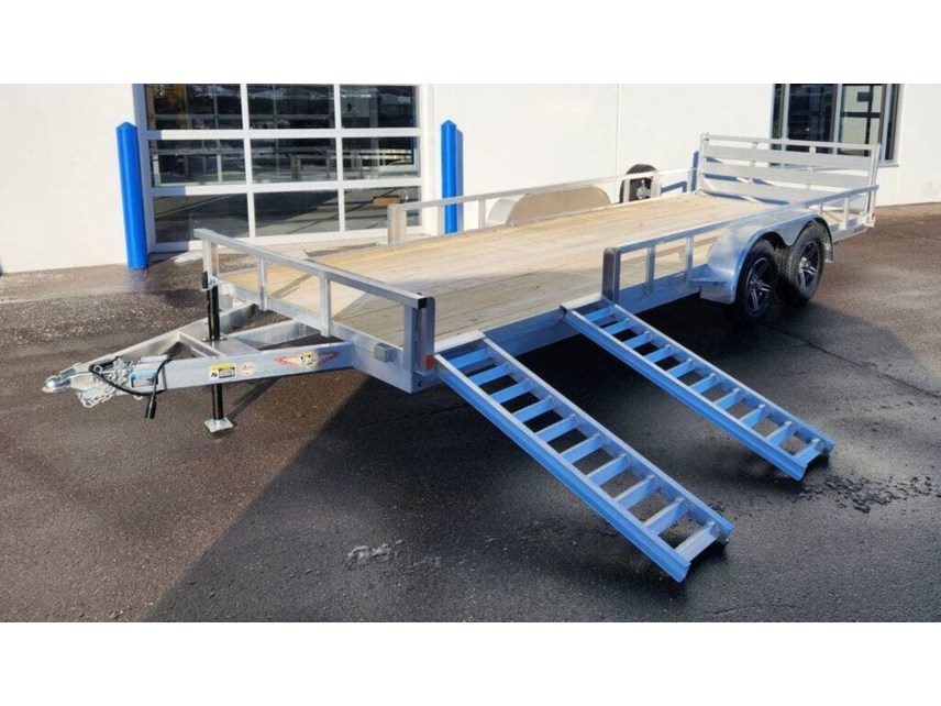 New 2025 H&H 82X20 ALUMINUM ATV/RAILSIDE UTILITY TRAILER available in Buffalo, Minnesota