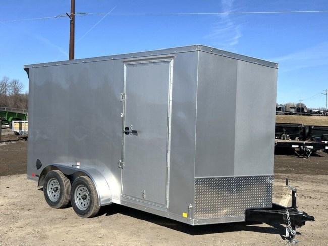 2025 RC TRAILERS RDLX 7X14 ENCLOSED CARGO TRAILER - 7' INTEIROR - SILVER