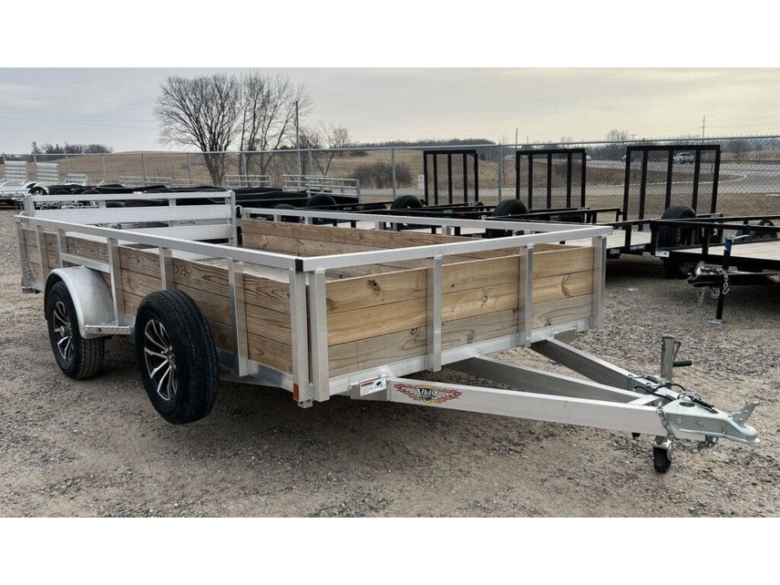 New 2024 H&H 82x12 Aluminum Woodside Utility Trailer available in Buffalo, Minnesota