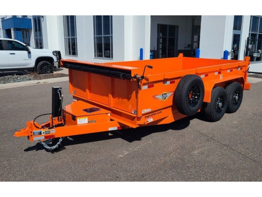 New 2024 H&H 83X14 14K DUMP TRAILER - ORANGE available in Buffalo, Minnesota