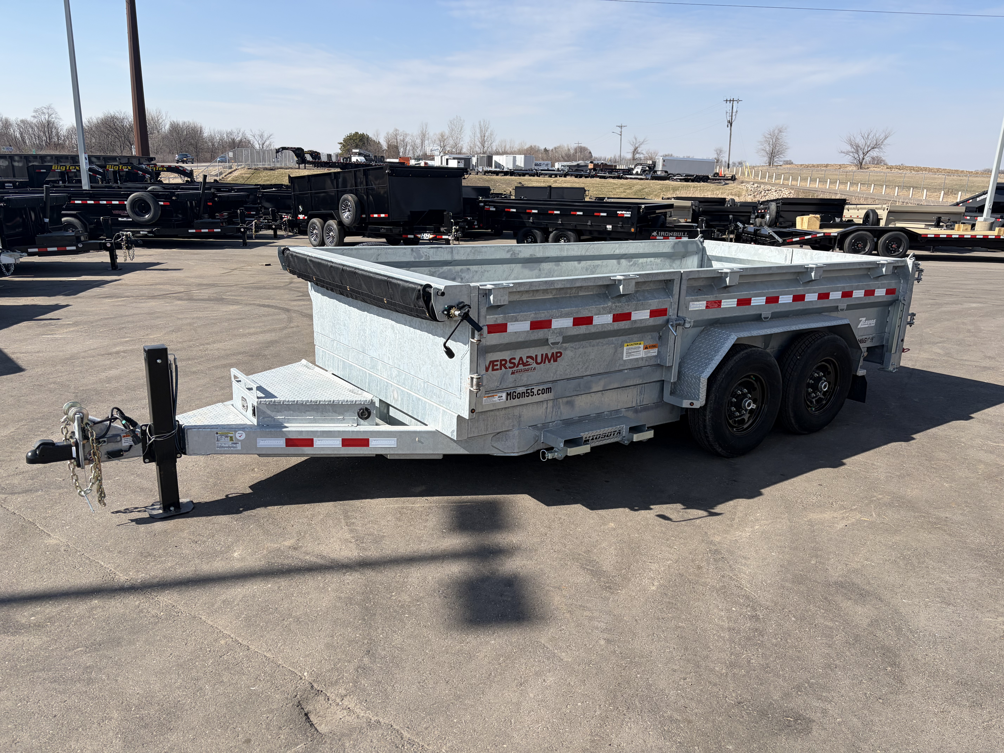 2025 MIDSOTA HV-14S 82X14 15.4K DUMP TRAILER - GALVANIZED
