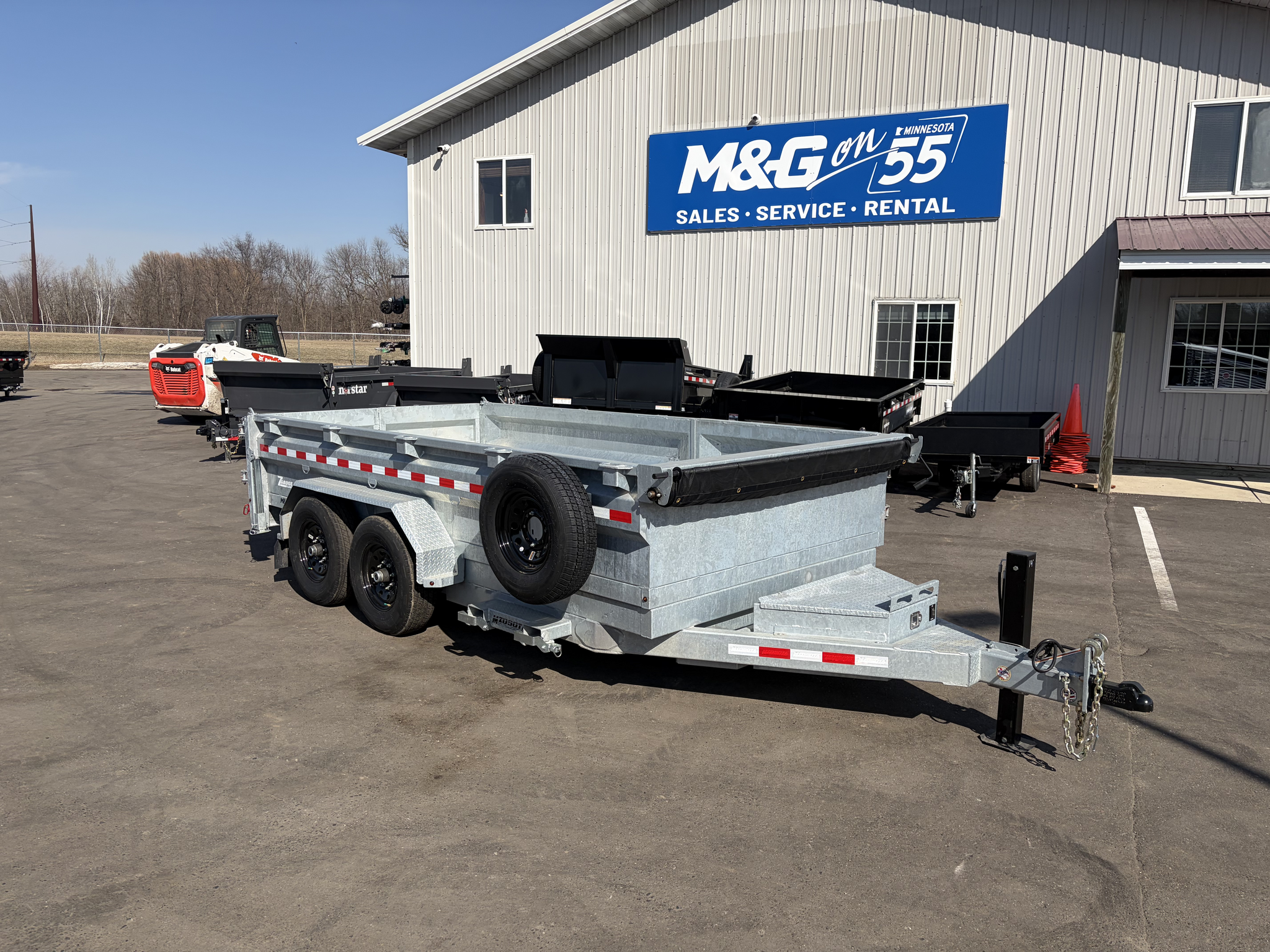 2025 MIDSOTA HV-14S 82X14 15.4K DUMP TRAILER - GALVANIZED