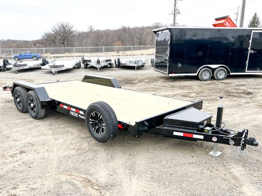 New 2025 MIDSOTA 82X20 (16+4) 10K OPEN CAR HAULER - BLACK available in Buffalo, Minnesota