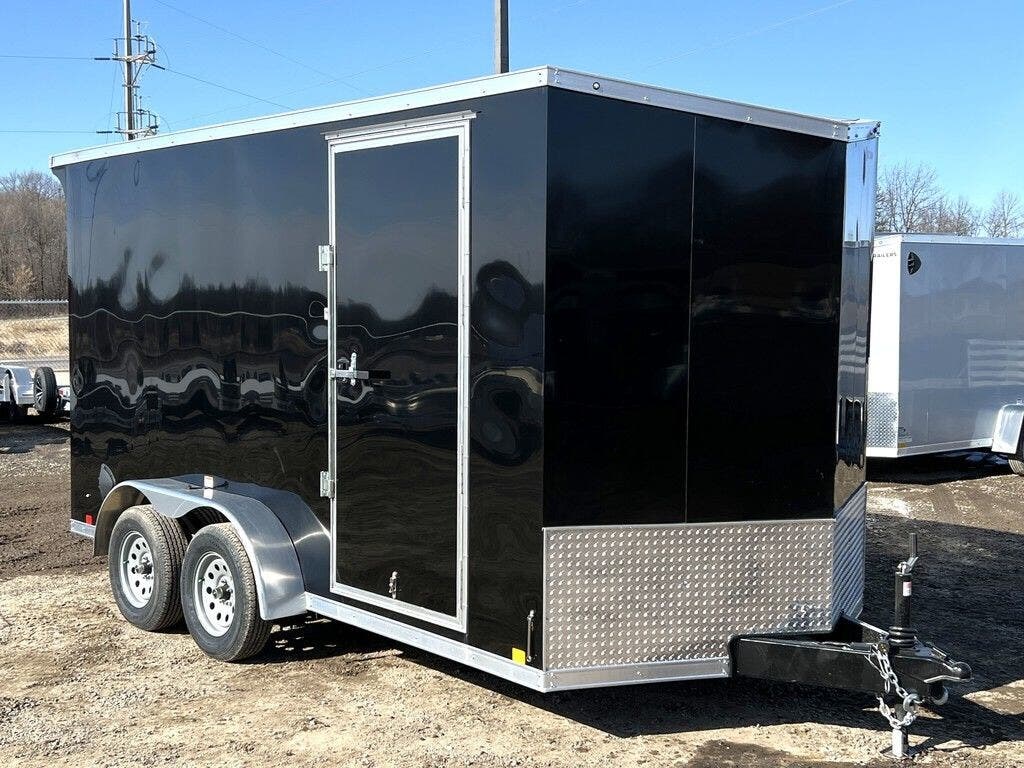 2025 RC TRAILERS RDLX 7X14 ENCLOSED CARGO TRAILER - 7' INTERIOR-BLACK