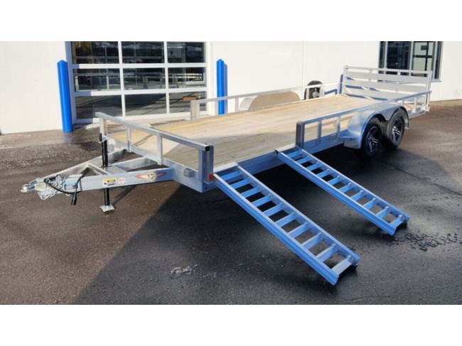 2025 H&H 82X20 ALUMINUM ATV/RAILSIDE UTILITY TRAILER