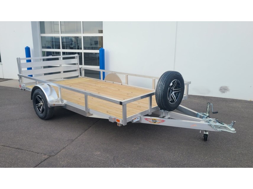 New 2025 H&H 76X12 ALUMINUM RAIL SIDE UTILITY TRAILER available in Buffalo, Minnesota