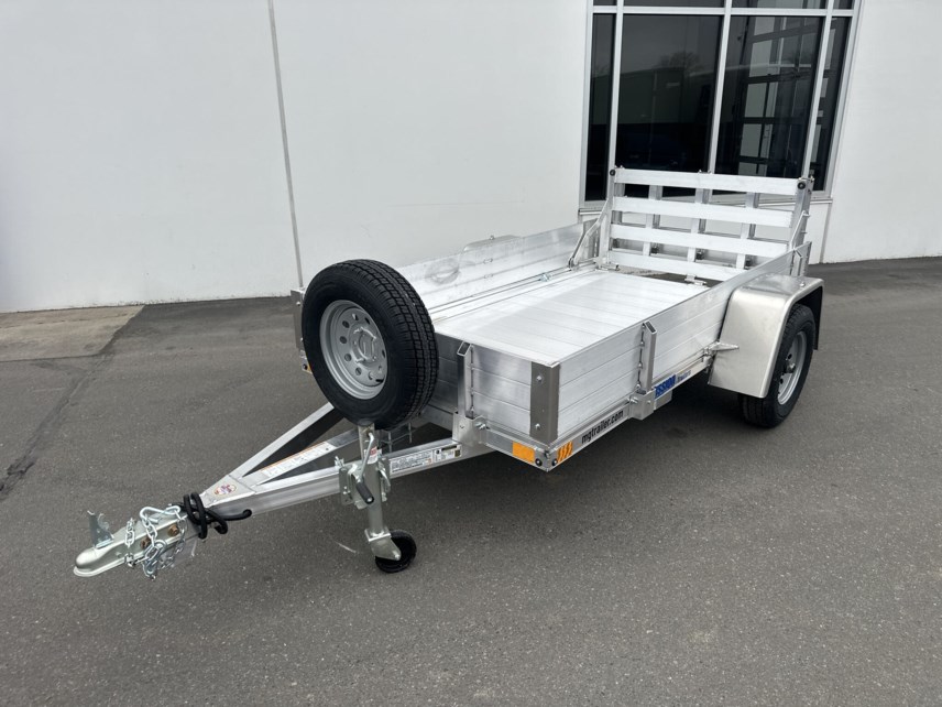 New 2025 MISSION TRAILERS 54X8 ALUMINUM UTILITY TRAILER - 10" SIDES - BI FOLD GATE available in Buffalo, Minnesota