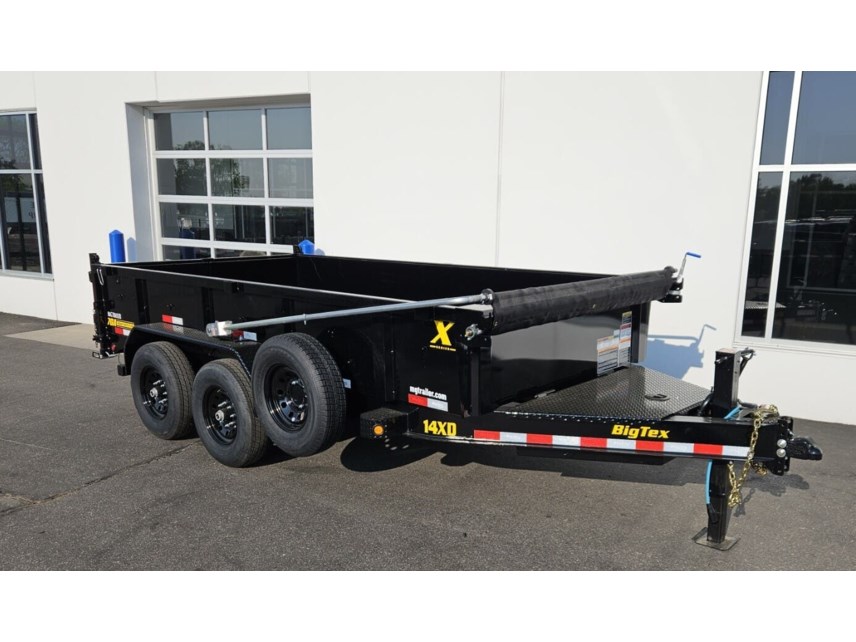 New 2025 BIG TEX 14XD-14 83X14 15.4K DUMP TRAILER - BLACK available in Buffalo, Minnesota