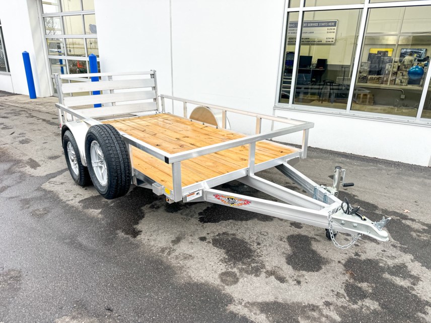 New 2025 H&H 66X10 ALUMINUM RAIL SIDE UTILITY TRAILER available in Buffalo, Minnesota