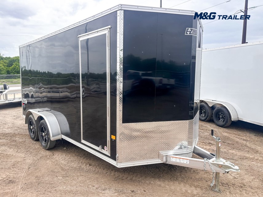 New 2025 EZ-HAULER 7X16 XLT PRO ENCLOSED CARGO TRAILER - 6'10" INTERIOR - BLACK available in Buffalo, Minnesota