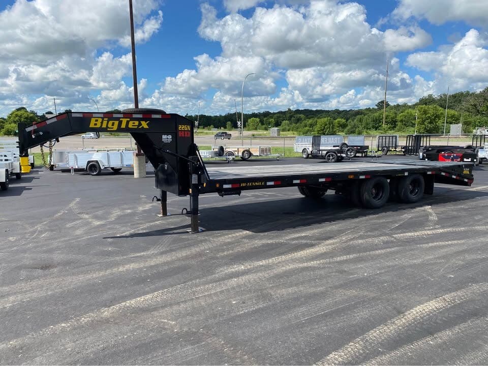 2024 BIG TEX 22GN-25D5A 23.9k DECK OVER GOOSENECK TRAILER - BLACK