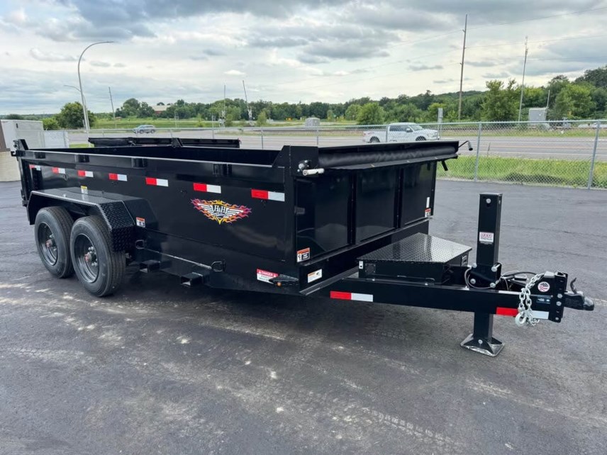 New 2025 H&H 83X14 16K DUMP TRAILER - BLACK available in Buffalo, Minnesota