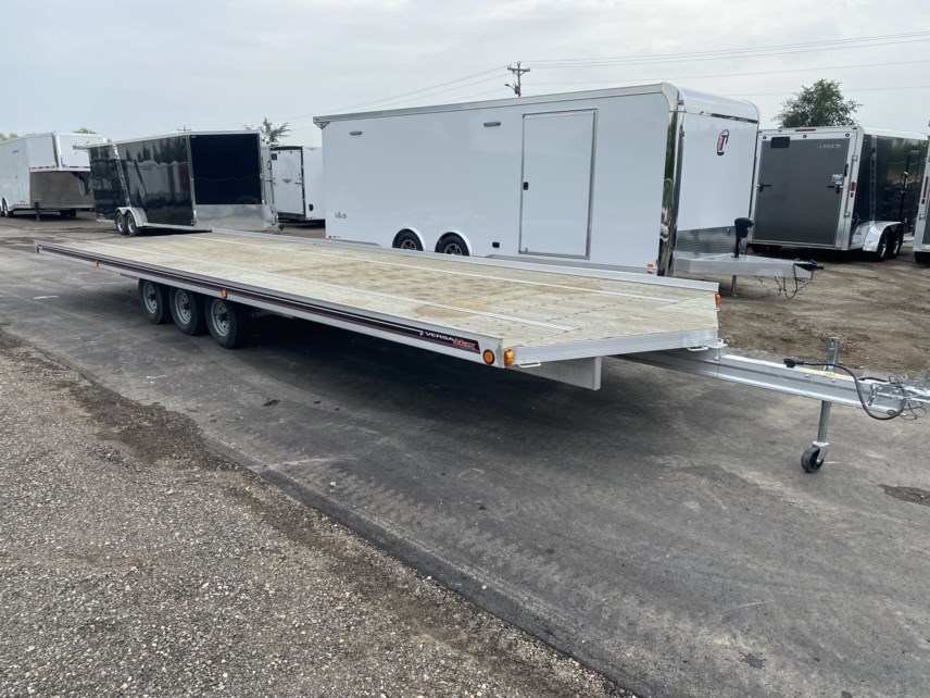 New 2024 FLOE 101x28 6 PLACE DRIVE ON/OFF SNOWMOBILE TRAILER available in Buffalo, Minnesota