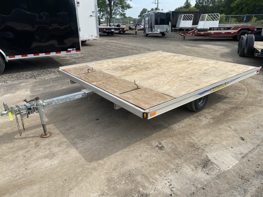 Used 2005 KARAVAN 8X10 2 PLACE SNOWMOBILE TRAILER available in Buffalo, Minnesota