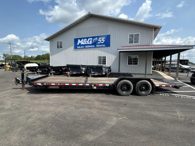 2019 MIDSOTA 7X24 TILT BED EQUIPMENT TRAILER 17.6K - BLACK