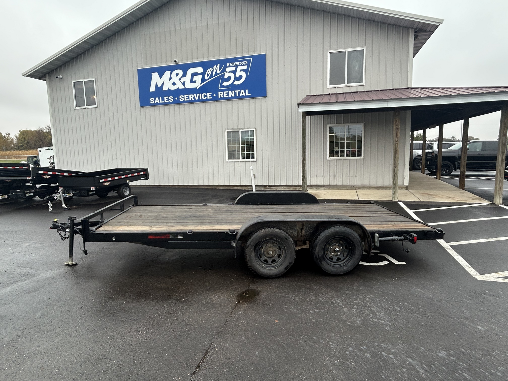 2004 Jerr 82X16 OPEN CAR HAULER 7K - BLACK